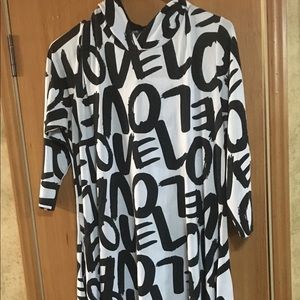 “LOVE” Dress with hood size S